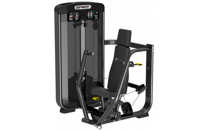 Жим от груди сидя SPIRIT SP-3504 со стеком 90 кг